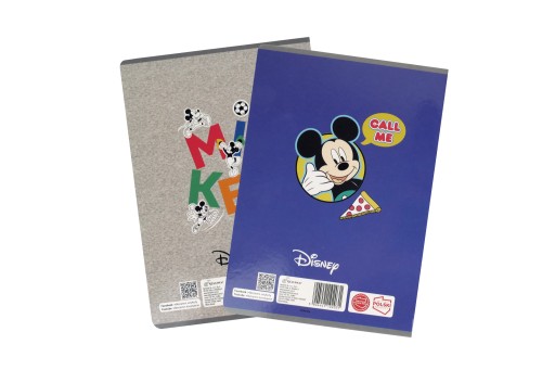 Štvorcový zápisník Mickey Mouse A5