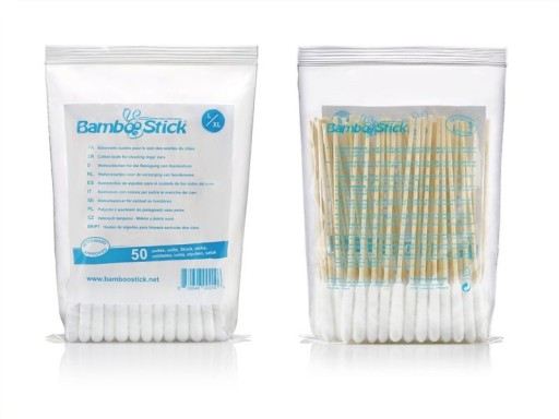 BambooStick tyčinky na čistenie uší pre psov 15 cm