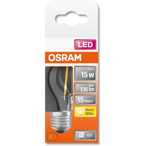 LED žiarovka SMALL BALL E27 1,5W = 15W 2700K OSRAM