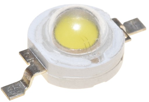 POWER LED 1W + 20mm žiarič - žltý - 592nm