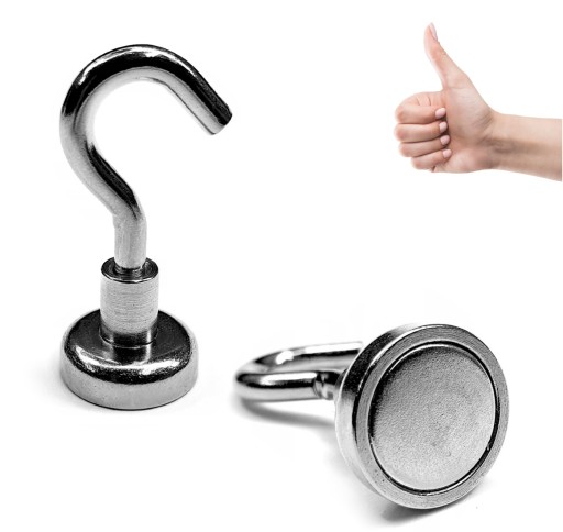 HÁK CHAPAČ E25 - 20kg NA NEODYMIOVÝ MAGNET