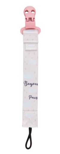 Retiazka CANPOL, stuha na cumlík BONJOUR PARIS