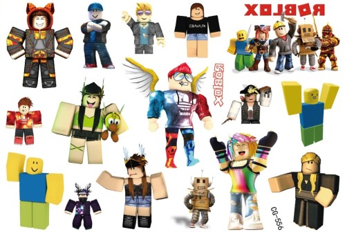 Umývateľné tetovanie pre deti ROBLOX CG556