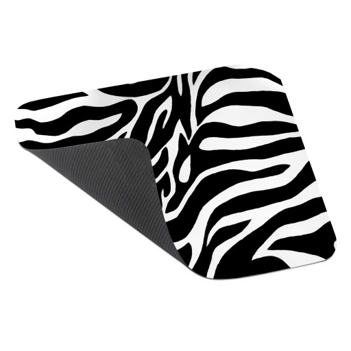 Pruhovaná podložka pod myš ZEBRA