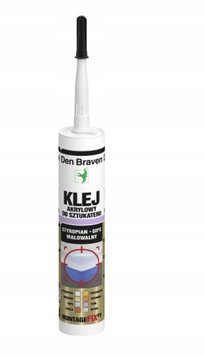 DEN BRAVEN Akrylové lepidlo na štuky 300ML
