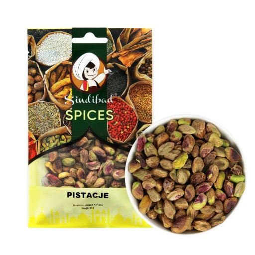 PRÍRODNÉ LÚPANÉ PISTÁCIE BEZ ŠUPINKY, NESLANÉ 30 G SINDIBAD IRAN