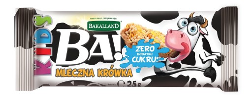 BAKALLAND BA! Detská tyčinka Fudge, 25 g