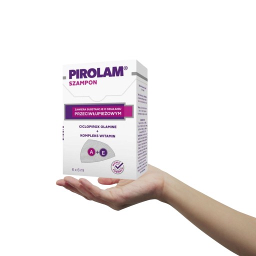 Pirolam Šampón proti lupinám 6 vrecúšok x 6ml
