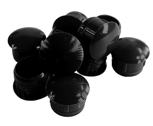 ČIERNA zátka do technologického otvoru Fi 12 mm 50ks zátka zátka 12mm