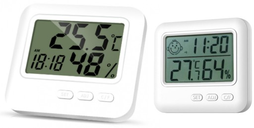 DIGITÁLNY IZBOVÝ TEPLOMER PRESNÝ HYGROMETER LCD METEOSTANICA