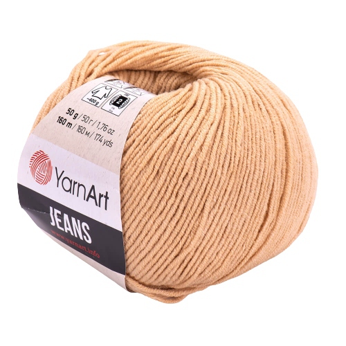 YarnArt Jeans 07 okrová priadza 50g/160m