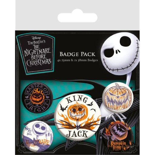 The Nightmare Before Christmas pins 5 ks Halloween