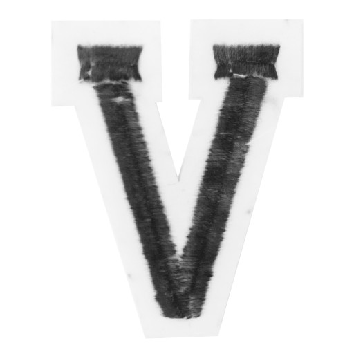 Nažehľovačka TERMO Náplasť s písmenom LETTER V
