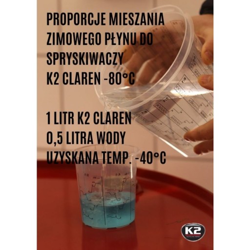 K2 ZIMNÁ KVAPALINA DO OSTREKOVAČOV KONCENTRÁT 1L