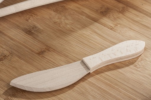 Drevený nôž 19 cm na maslo a masť