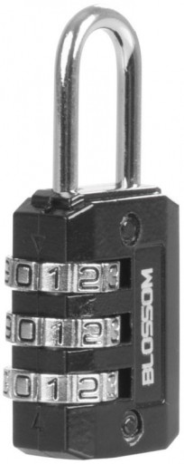 Zámok visiaceho zámku BATOŽINOVÝ KUFOR KOMBINÁCIA 20 MM