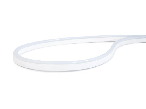 LED PÁS 24V 2835 1M IP67 NEON STUDENÁ BIELA