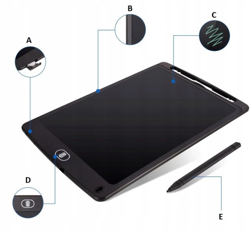 GRAFICKÝ TABLET NA KRESLENIE S MANUÁLNOU TABUĽOU PRE DETI