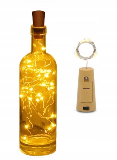 KOROK, UZÁVER FĽAŠE, DRÔT, LED SVETLO