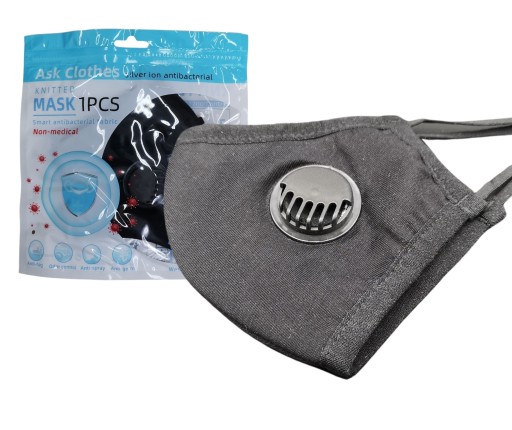 OPÄTOVNE POUŽITEĽNÁ MASKA SO STRIEBORNÝM IONTOVÝM VENTILOM