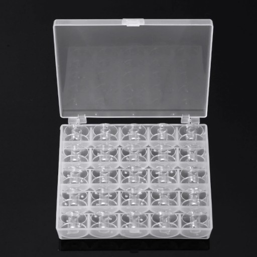 CUBINKY pre stroje SINGER, 25 ks + šijací box