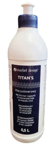 Univerzálne polymérové lepidlo, rýchlo tuhnúce, 500 ml / 0,5 litra