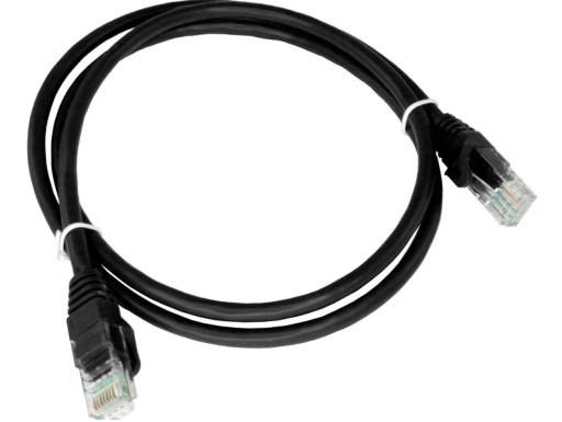 Alantec Patchcord UTP cat 5e 0,25m čierny 10 kusov
