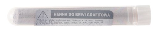 Krakov prášková henna na obočie grafitová 10ml
