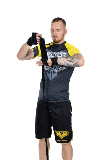 BELTOR BOXERSKÉ OBALY ELASTICKÉ 3M ČIERNE PÁSKY BANDÁŽE CHRÁNIČE