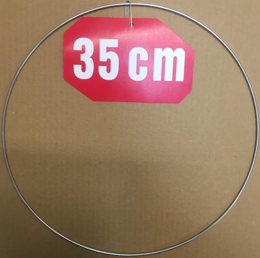 STRIEBORNÝ prsteň/ráfik na lapače snov/makramé 35 cm