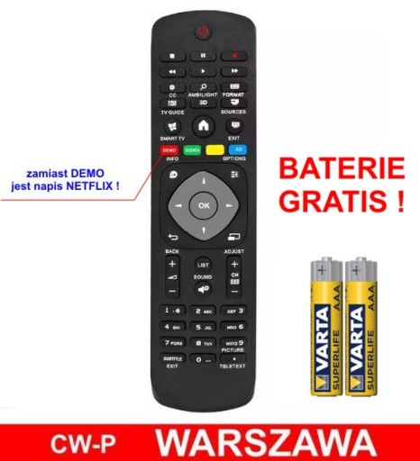 DIAĽKOVÉ OVLÁDANIE pre inteligentné televízory PHILIPS a staršie televízory