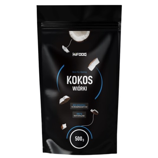 Prírodné kokosové lupienky 500g HiFOOD AROMATIC PREMIUM