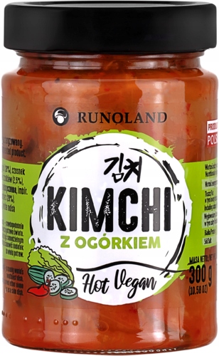 runoland pikantné Kimchi HOT s uhorkou 300g - Runoland