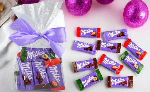 Milka Naps sada čokoládových sladkostí 10 ks darčekový mix k narodeninám