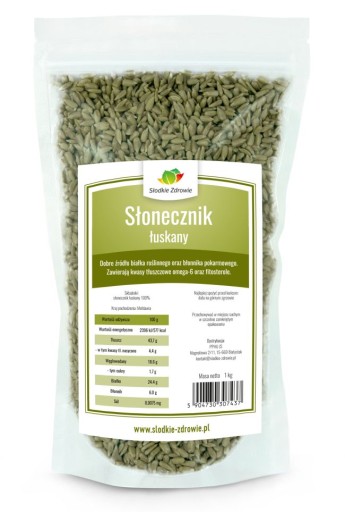 SLNEČNICA LÚPANÁ 1KG prírodná ČERSTVÉ 100%