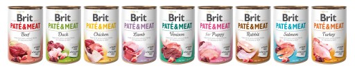 Brit Pate & Meat Morčacie mokré krmivo pre psov 400 g (Turecko)