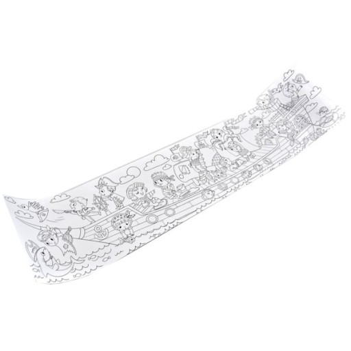 Omaľovánka na rolke Piráti 70x16 Dodo
