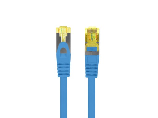 PATCHCORD KÁBEL CAT.6A S/FTP 1M MODRÝ LANBERG