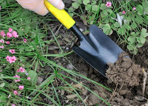 Záhradná stierka úzka 5 cm záhradná na pestovanie 330 mm na sadenice