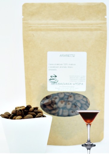 Káva AMARETTO 100 g zrnková - URČITE pomlieť