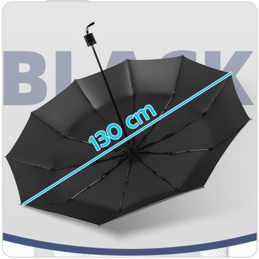 GIGA VEĽKÝ DÁŽDNIK XXL SKLADACÍ DÁŽDNIK UNISEX 130CM + OBAL