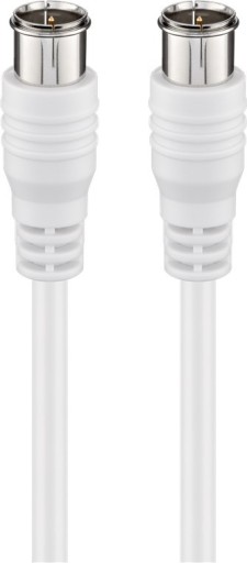 SAT kábel 80 dB rýchlospojka F 2x tienený 1,5m