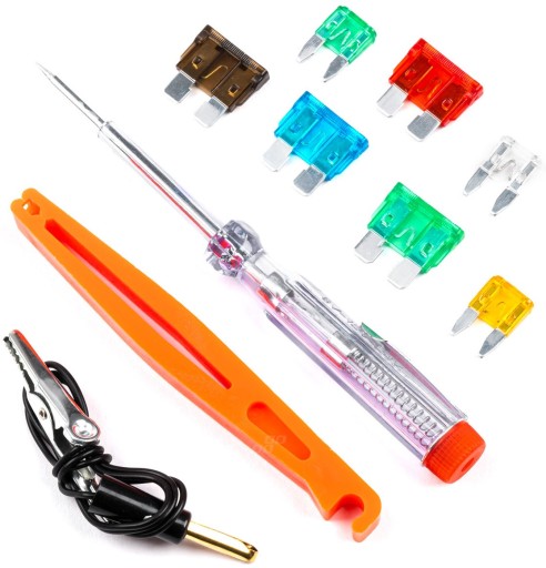 Poistky sada poistiek + chápadlo + tester AMIO-03036