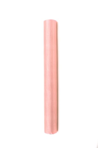 ORGANZA PALE RUŽOVÁ rolka 36 cm x 9 m látka materiál behúň na stôl