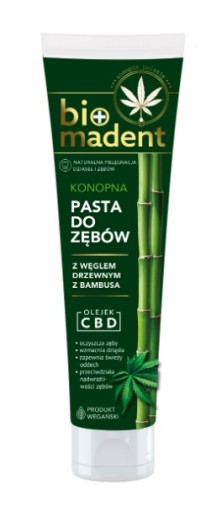 BIO MADENT BIELENÁ KONOPNÁ PASTA. 100 ml