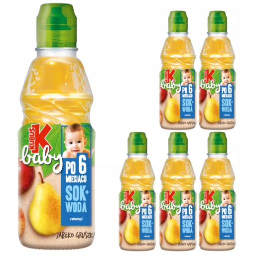 ŠŤAVA + VODA Kubuś baby jablko hruška 300 ml