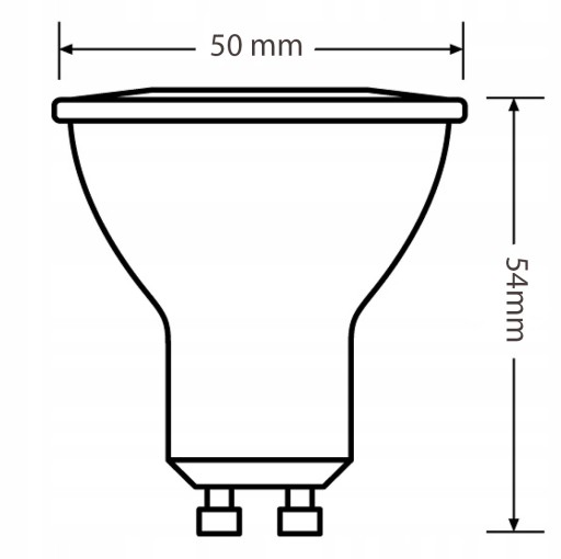 LED žiarovka HALOGEN GU10 6,9W = 50W 4000K OSRAM