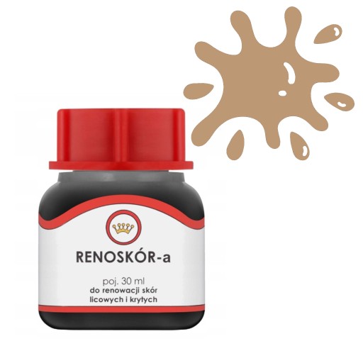 Farba na kožu Renoskin Lacquer Dye na hladkú kožu 30 ml béžová