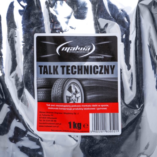 Profesionálny technický mastenec na pneumatiky a duše, 1 kg