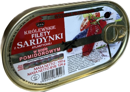 SARDINKOVÉ FILETKY V RAJKOVEJ OMÁČKE 190 G PETRO